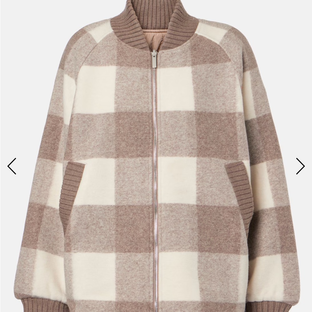 Varley Reno check reversible jacket
